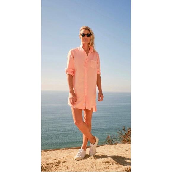 Frank & Eileen MARY CREAMSICLE DENIM DRESS Extra Large - Picture 1 of 2